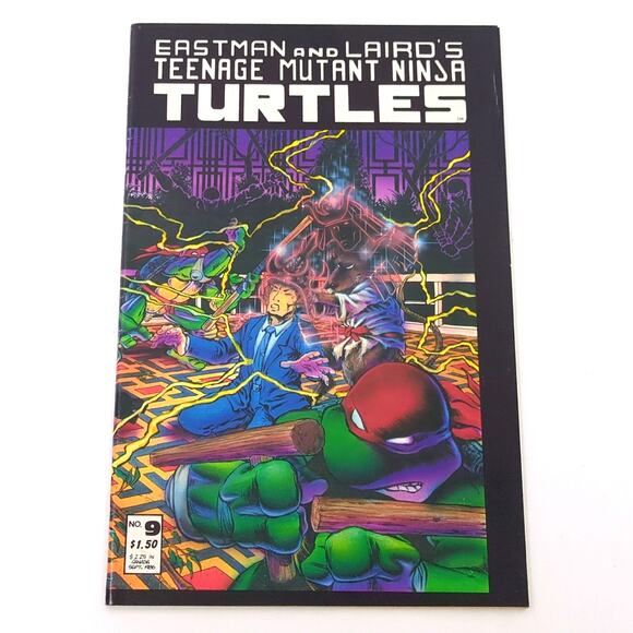 TMNT Comic Book Lot #9 (1986) #34 (1990) VF+ Turtles Teenage Mutant Ninja Mirage - Picture 7 of 11